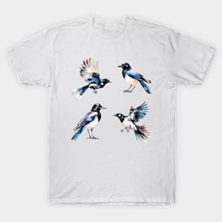 Magpie Birds T-Shirt